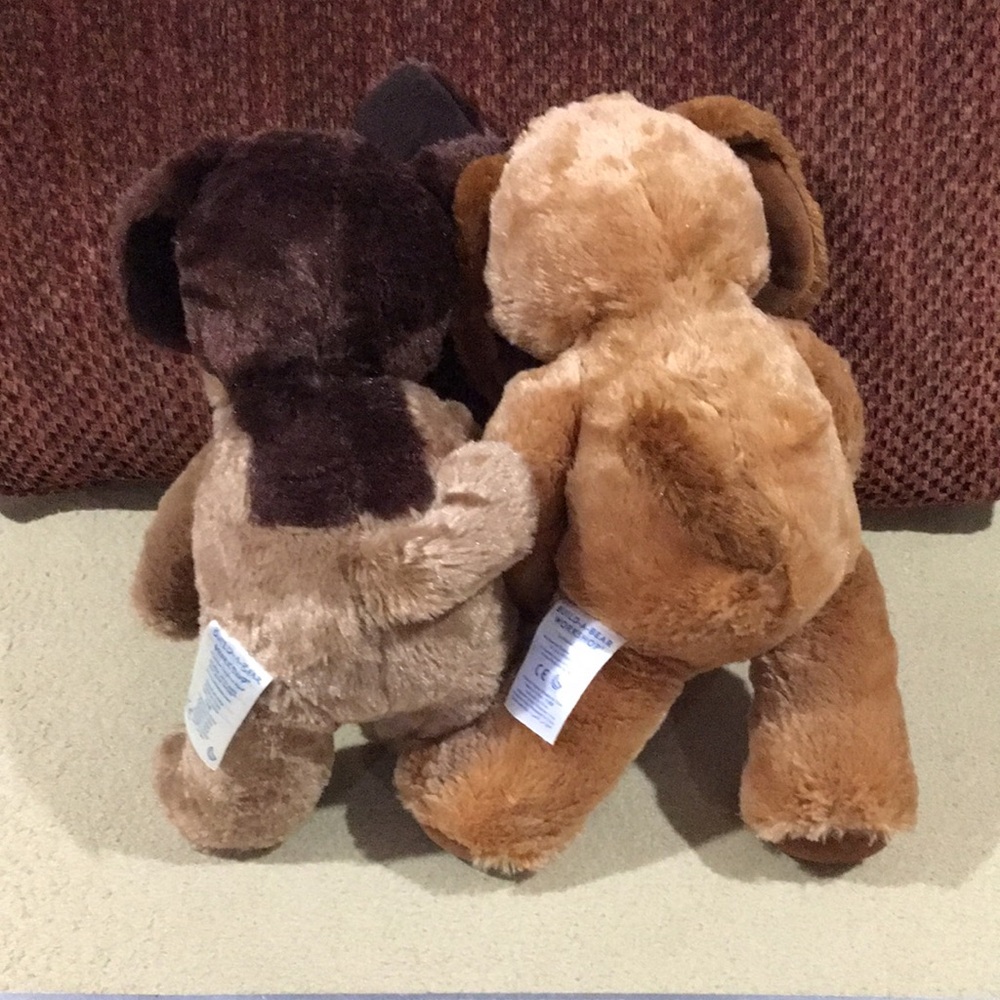 Plush Dog Toy Set - Brown and Tan - Picture 4 of 8